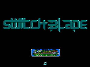 Switchblade intro screen CPC+