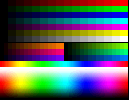 12bit RGB color palette