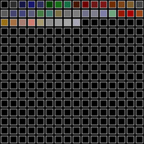 Robocop 2 game palette sample for the CPC+