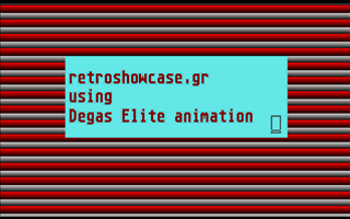 Degas Elite animated demo on Atari ST