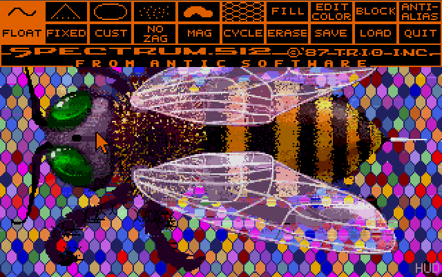 Spectrum512 artwork example for the Atari ST series