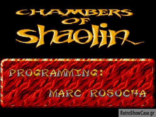Chambers Of Shaolin